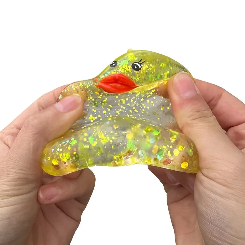 Squishy Aurora Duck Squeeze Toy