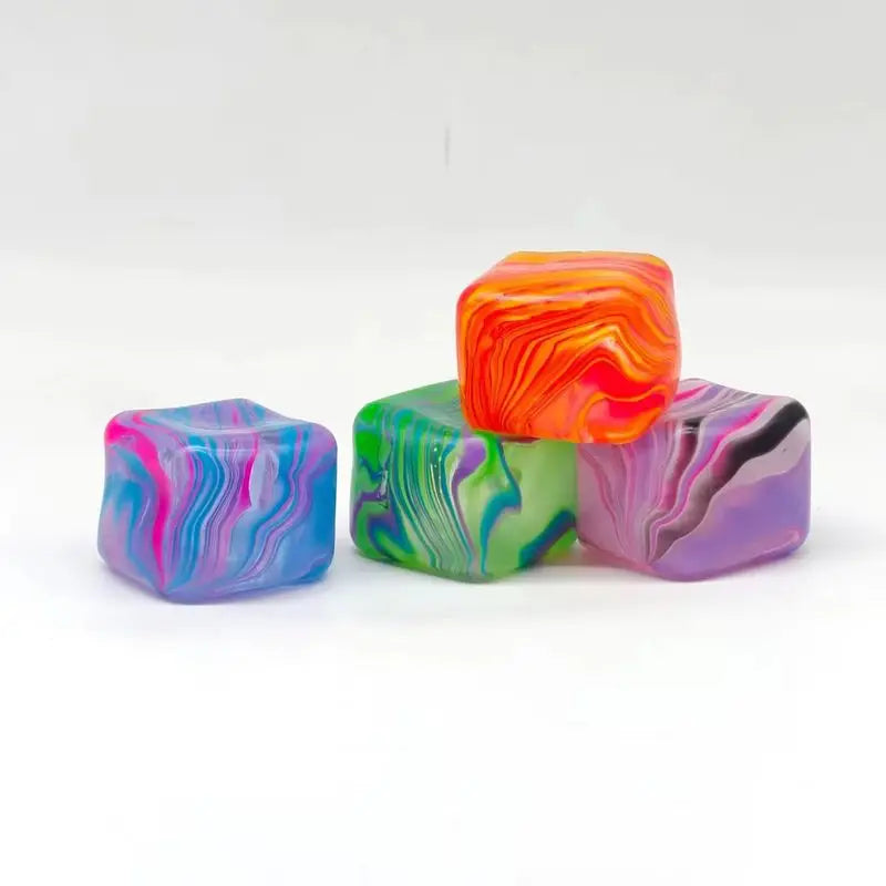 Snowflake Ice Cube Squishy – Blind Box Stress Relief Toy