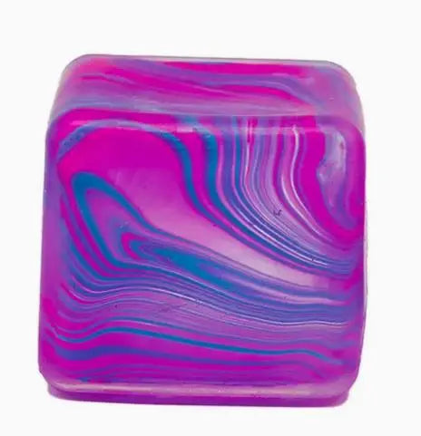 Snowflake Ice Cube Squishy – Blind Box Stress Relief Toy