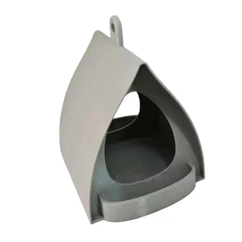 Large Capacity Hanging Bird Feeder with Roof