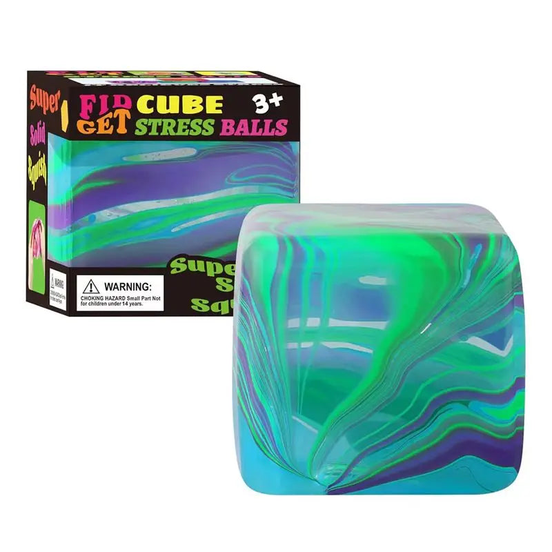 Snowflake Ice Cube Squishy – Blind Box Stress Relief Toy