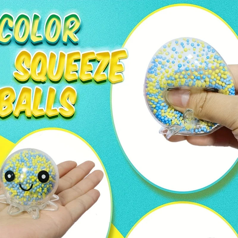 Glow-in-the-Dark Squid Squeeze Ball