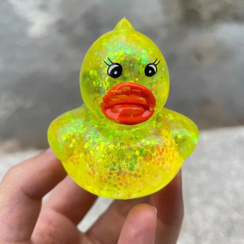 Squishy Aurora Duck Squeeze Toy