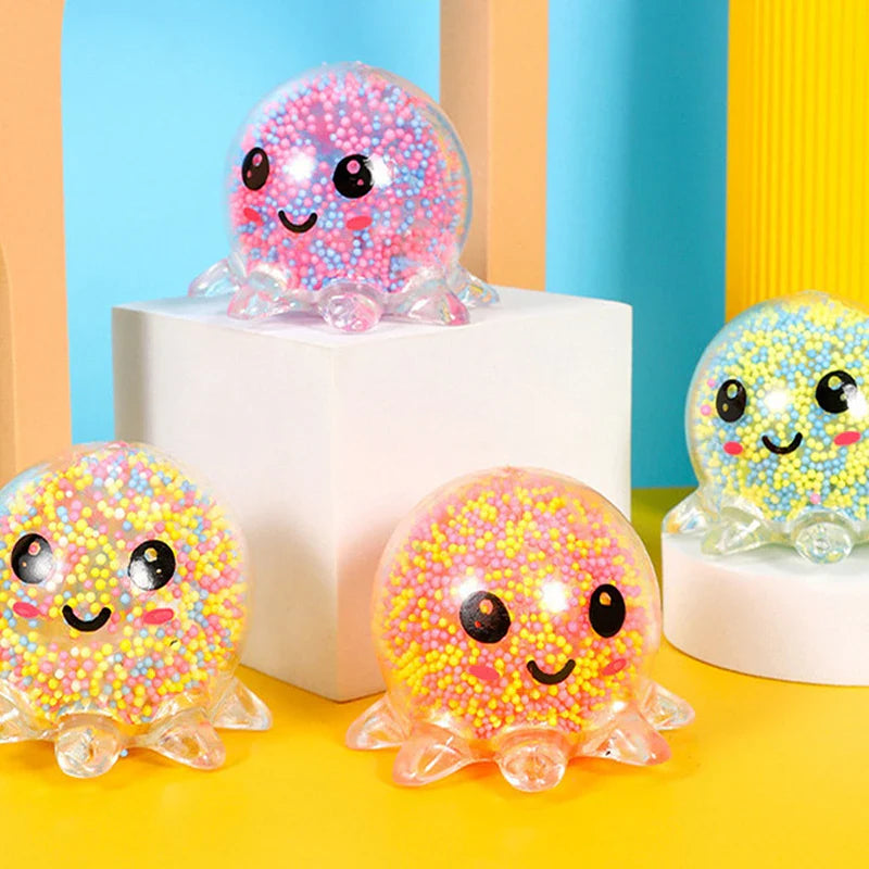 Glow-in-the-Dark Squid Squeeze Ball