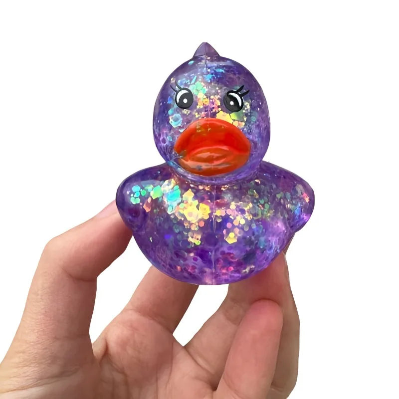 Squishy Aurora Duck Squeeze Toy