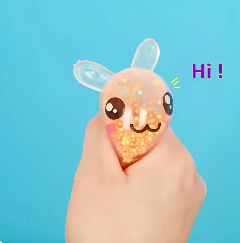Light-Up Bunny Stress Balls – Set of 3