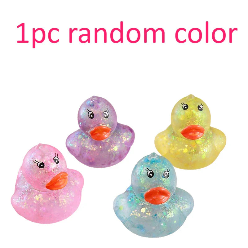 Squishy Aurora Duck Squeeze Toy