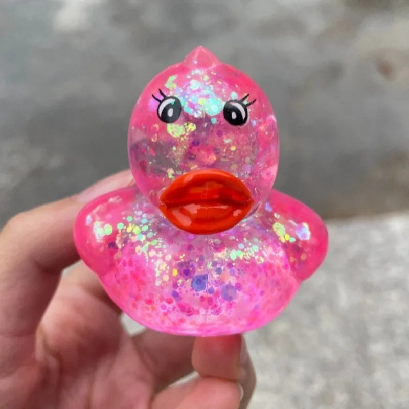 Squishy Aurora Duck Squeeze Toy
