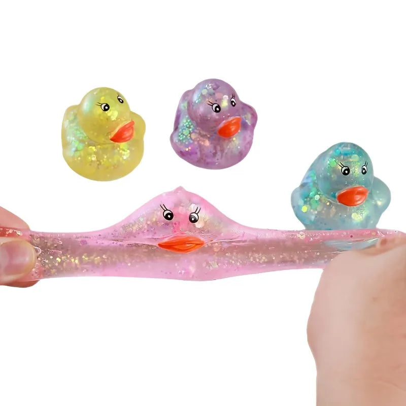 Squishy Aurora Duck Squeeze Toy