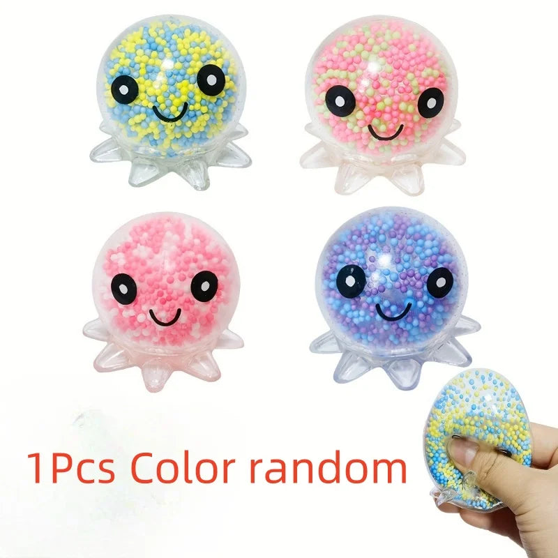 Glow-in-the-Dark Squid Squeeze Ball