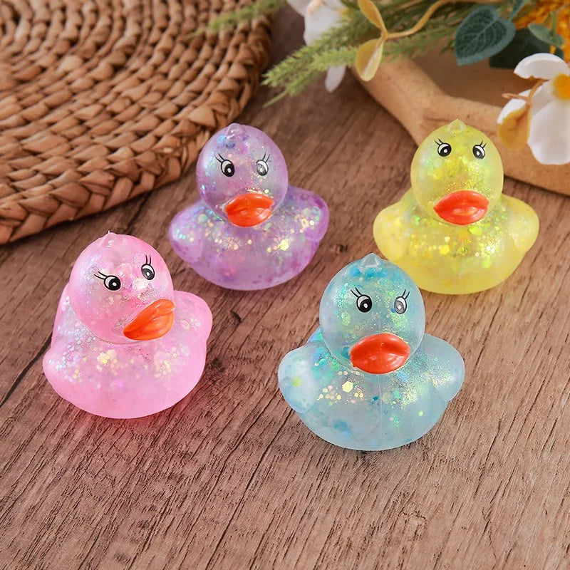 Squishy Aurora Duck Squeeze Toy