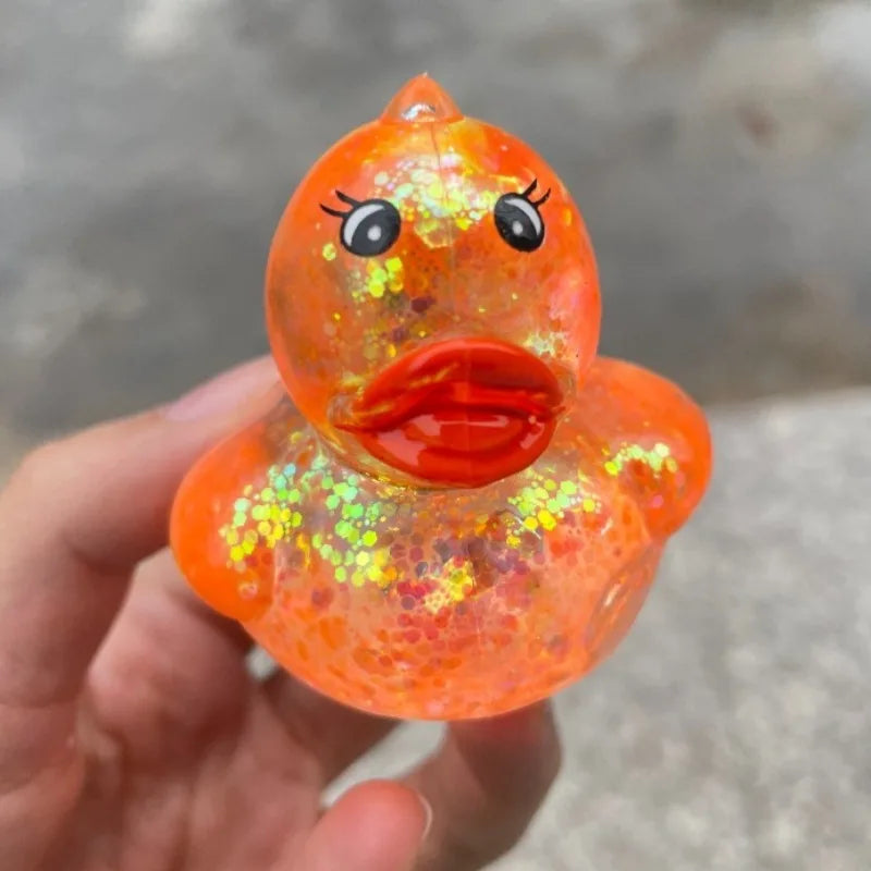 Squishy Aurora Duck Squeeze Toy