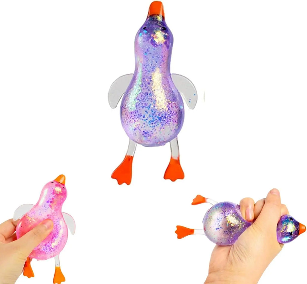 Glitter Duck Squishy Stress Ball