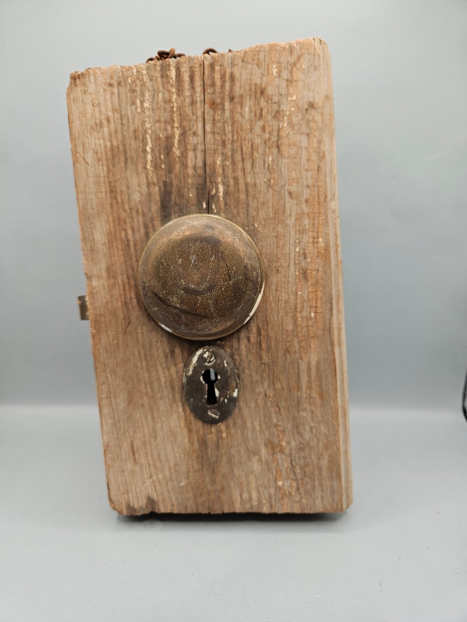 Antique Brass & Glass Door Knobs