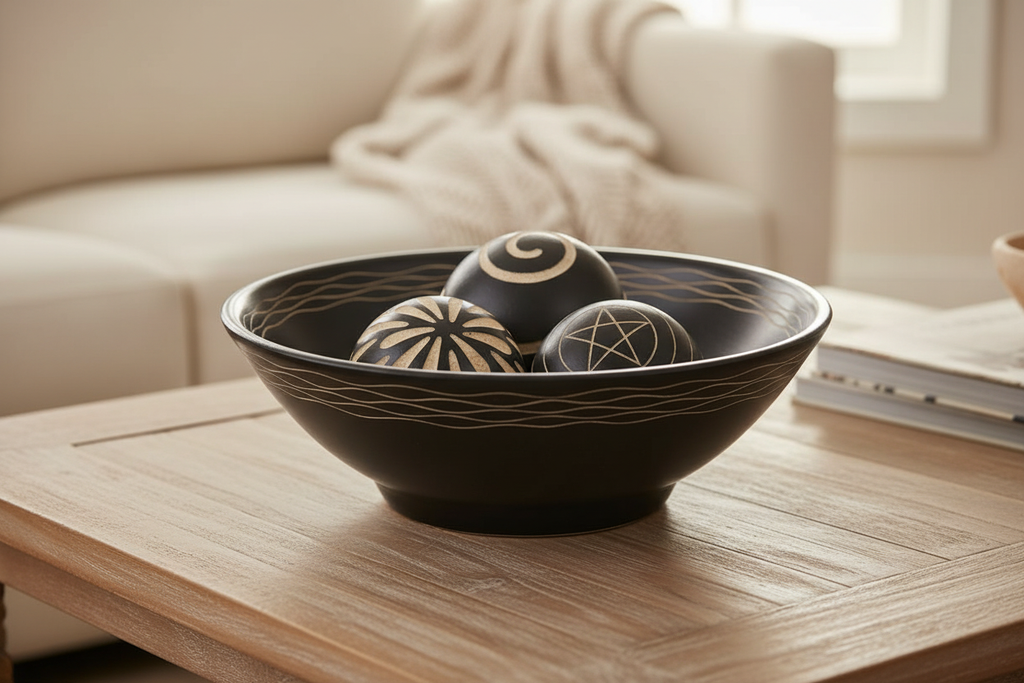 Artisan Deco Bowl and Balls Lifestyle