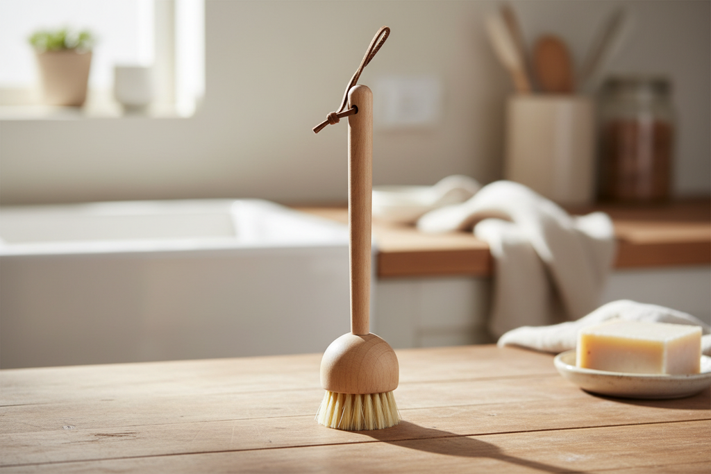 Beech Wood Cleaning Brush Lifestyle