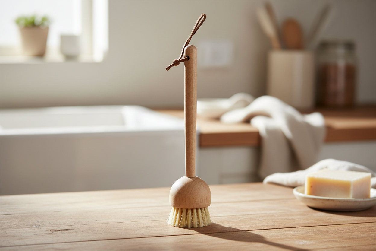 Beech Wood Cleaning Brush Lifestyle