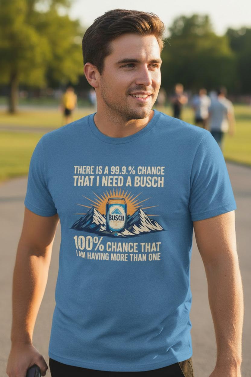 Busch Beer Tee - Blue Lifestyle
