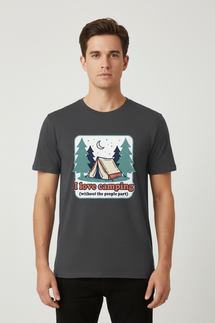 Camping Tee - Full Graphic Lifestyle Photo