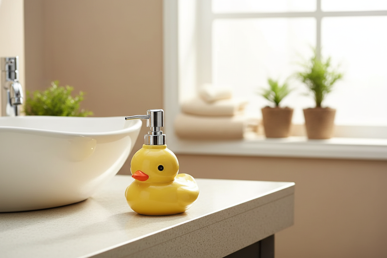 Ceramic Duckie Soap Dispensers