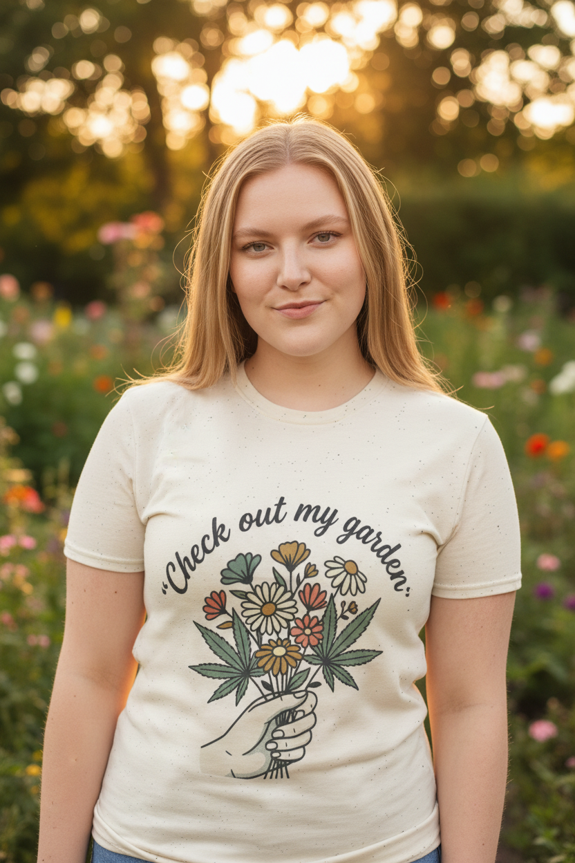 Check Out My Garden Tee - Chill Vibes