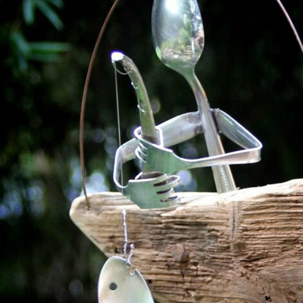 Painted Tropical Fish Wind Chime Mobile