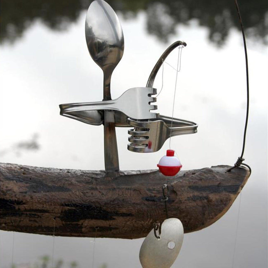 Painted Tropical Fish Wind Chime Mobile