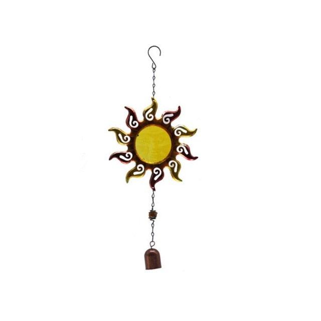 Stained Glass Hummingbird Wind Chimes | Memorial Garden Decor
