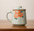 Ge Kiln Persimmon Pattern Ceramic Mug