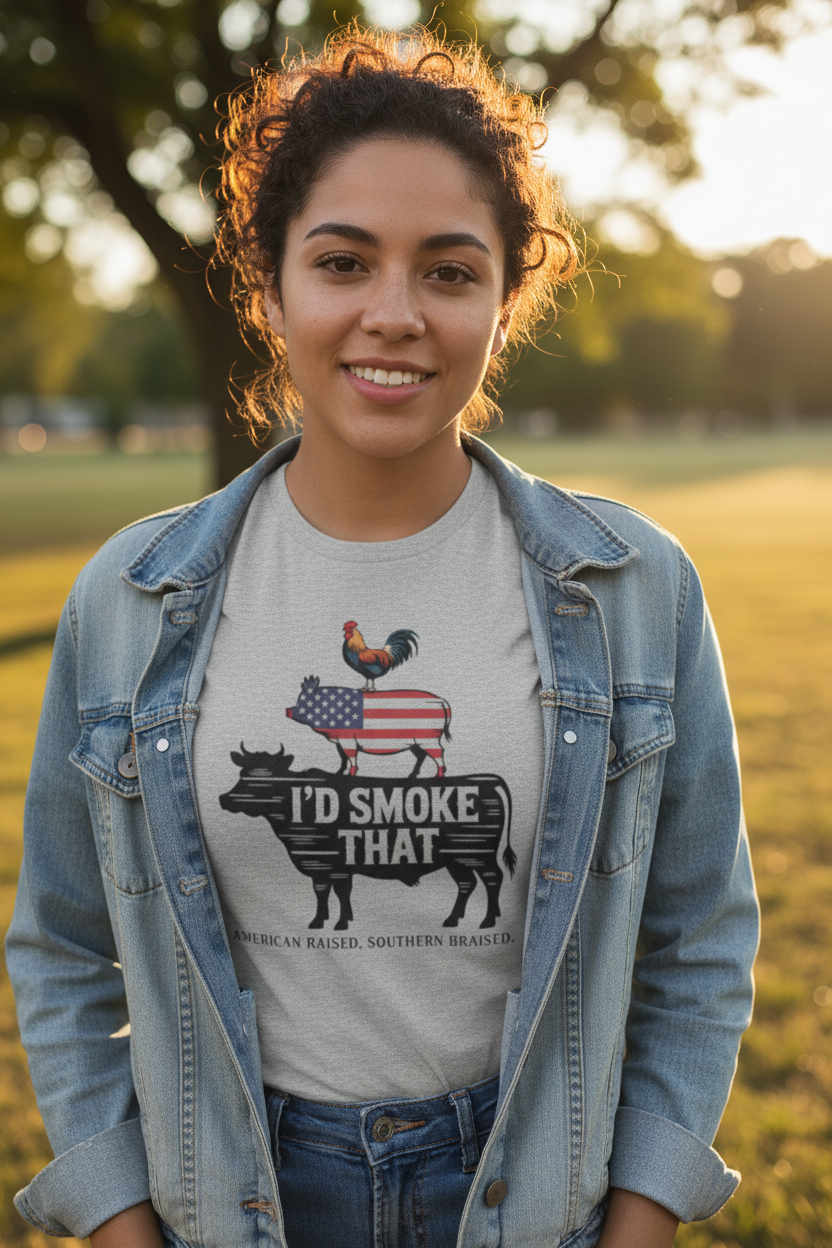 Different Woman Wearing Graphic Tee