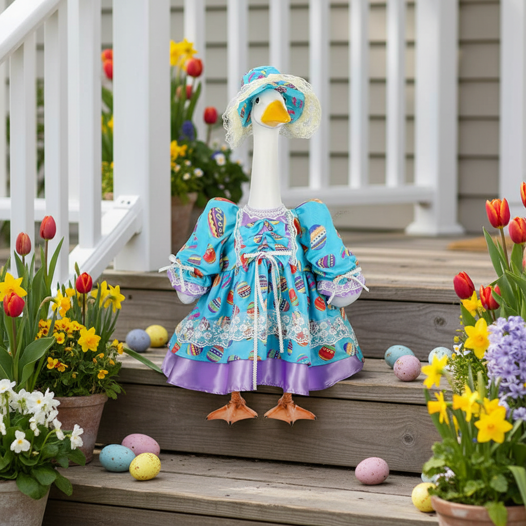 Easter Porch Goose – Ultra Realistic