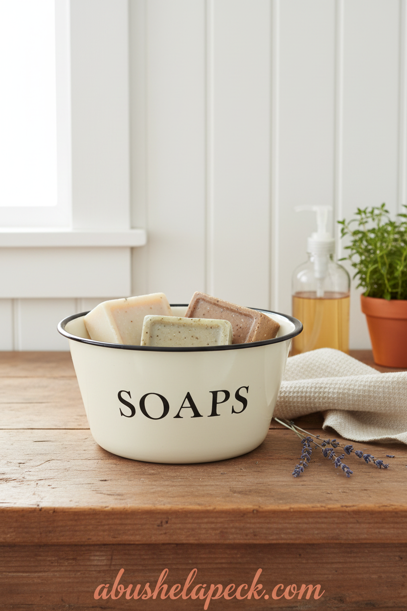 Enamelware Soaps Bowl