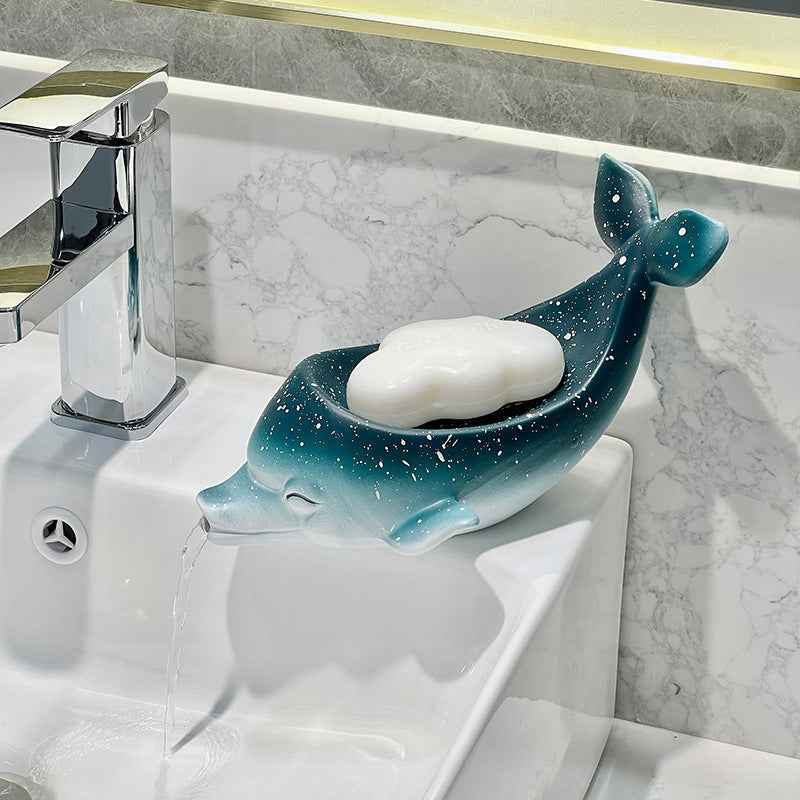 Dolphin Ceramic Soap Dish