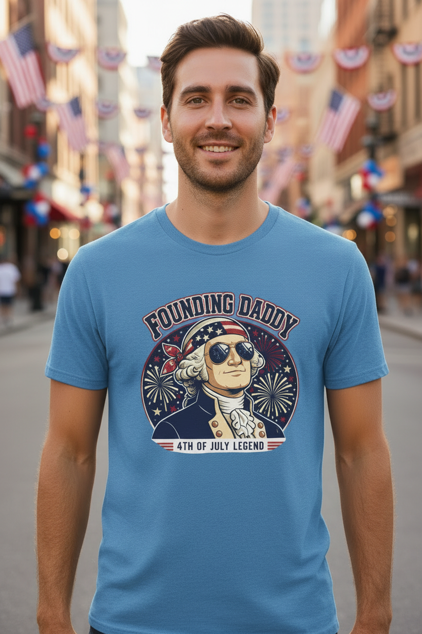 Founding Daddy Tee — Street Scene Crop