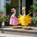 Hawaiian Luau Sunny Style Goose – Set of 2 Ultra Realistic