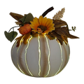 Metal Pumpkin with LED Candle