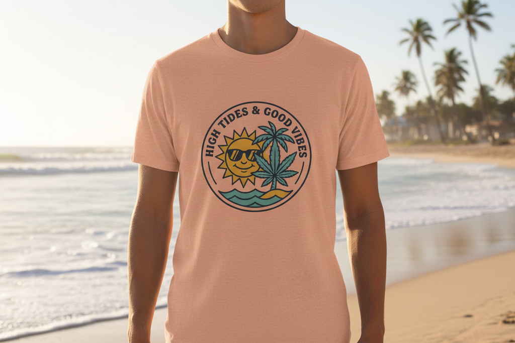 High Tides & Good Vibes Tee - Shirt Focus