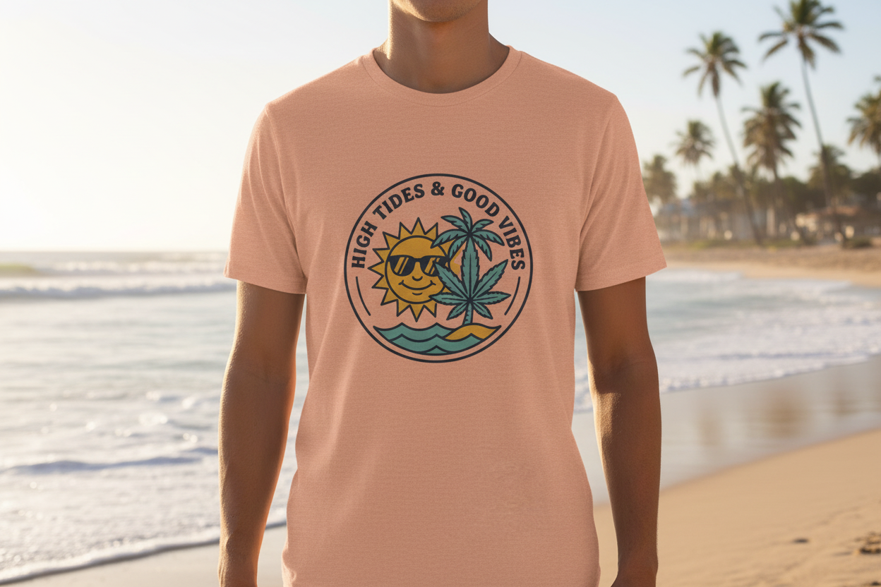 High Tides & Good Vibes Tee - Shirt Focus