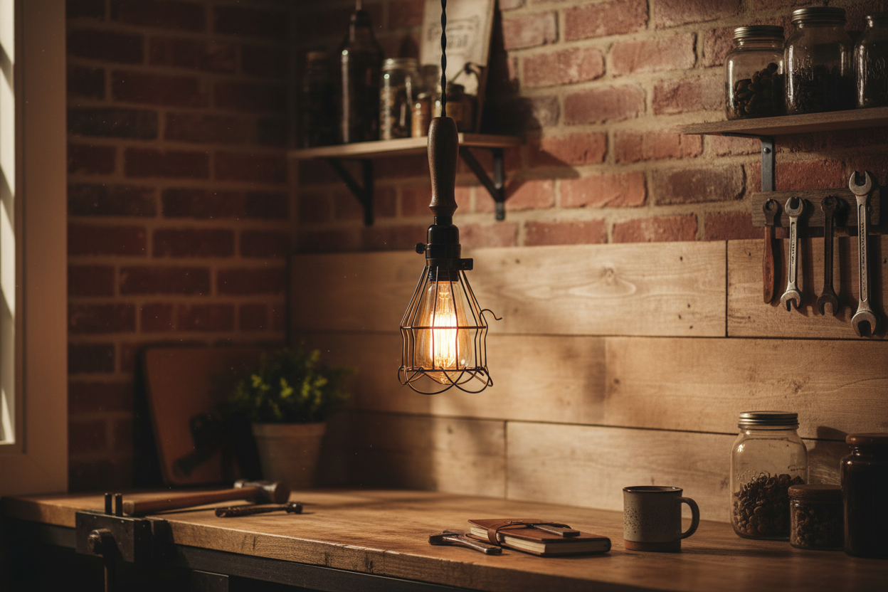 Industrial Trouble Light Pendant Lamp