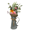 Daisy Flower in Metal Watering Can 18"