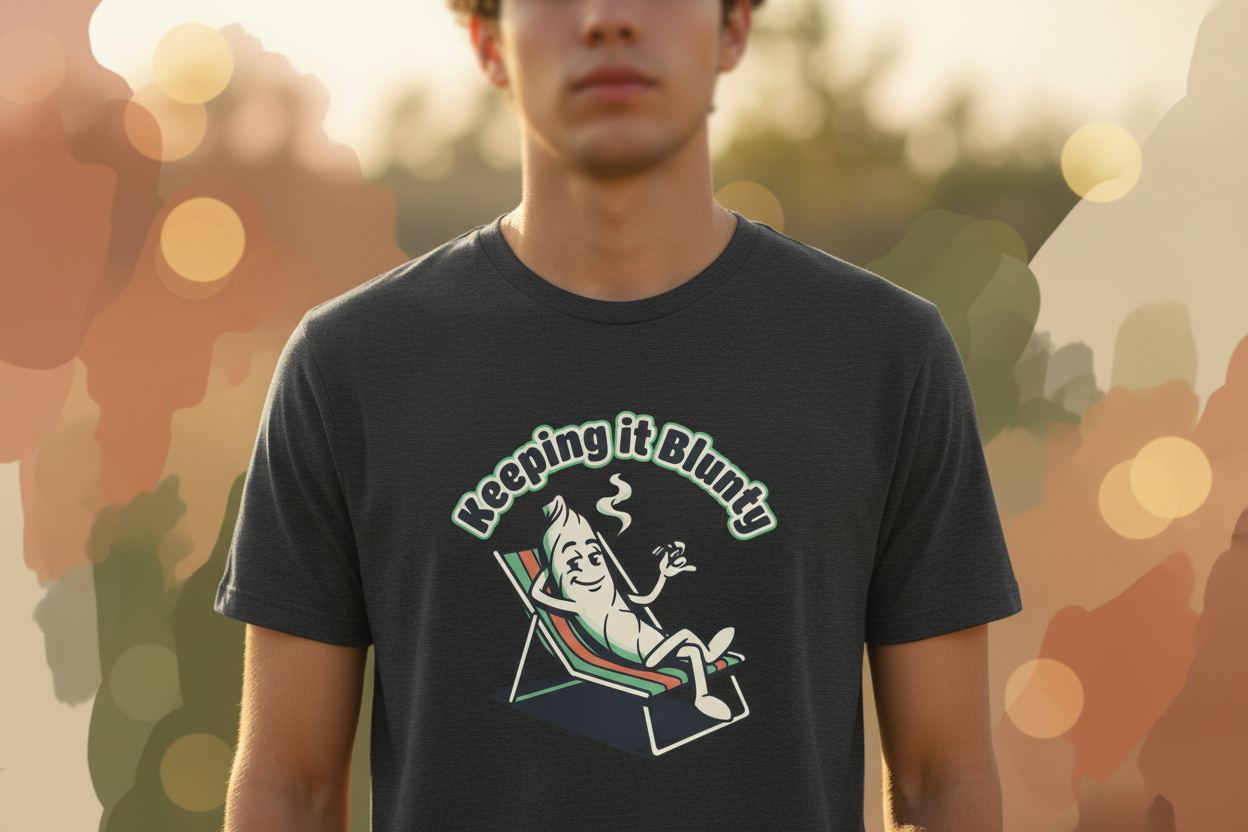 Keeping It Blunty Tee - Abstract Artistic