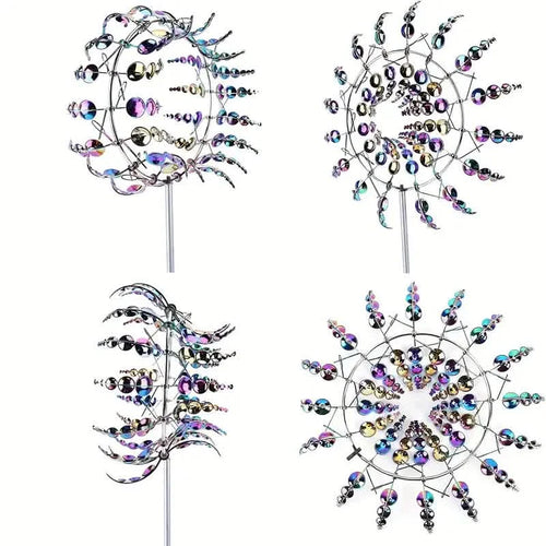 3D Kinetic Wind Spinner Sculpture