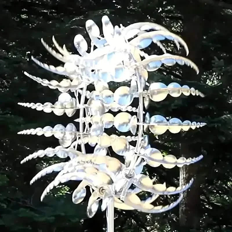 3D Kinetic Wind Spinner Sculpture