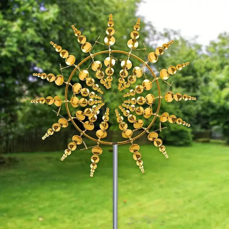 3D Kinetic Wind Spinner Sculpture