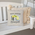 Fresh Lemonade Summer Pillow Cover 18x18"