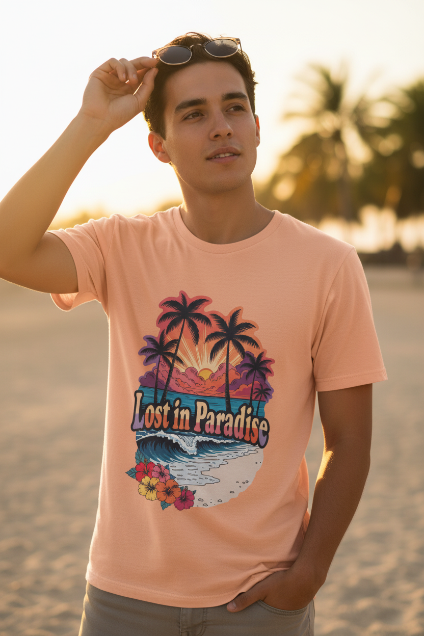 Lost in Paradise Tee Lifestyle Image