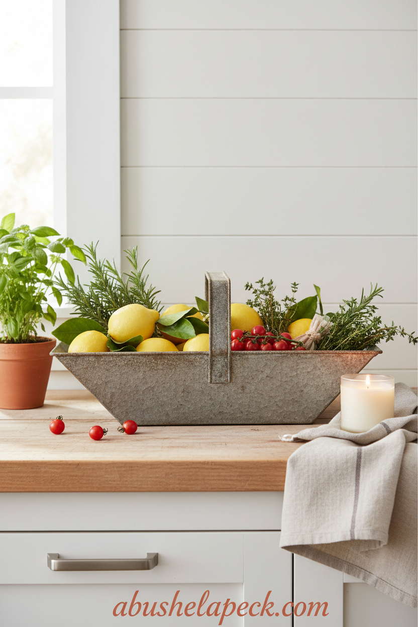 Metal Baskets with Handle