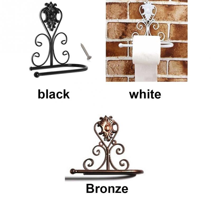 Victorian Cast Iron Wall-Mounted Toilet Paper Holder