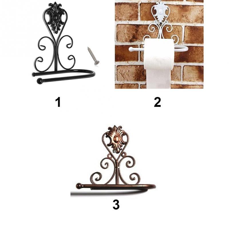 Victorian Cast Iron Wall-Mounted Toilet Paper Holder