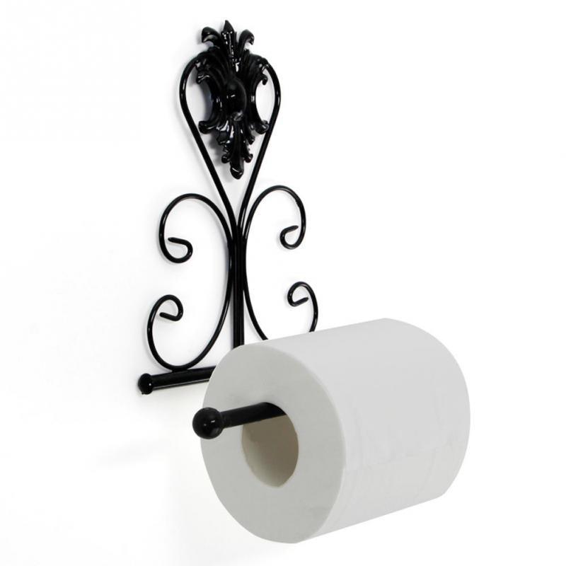 Victorian Cast Iron Wall-Mounted Toilet Paper Holder